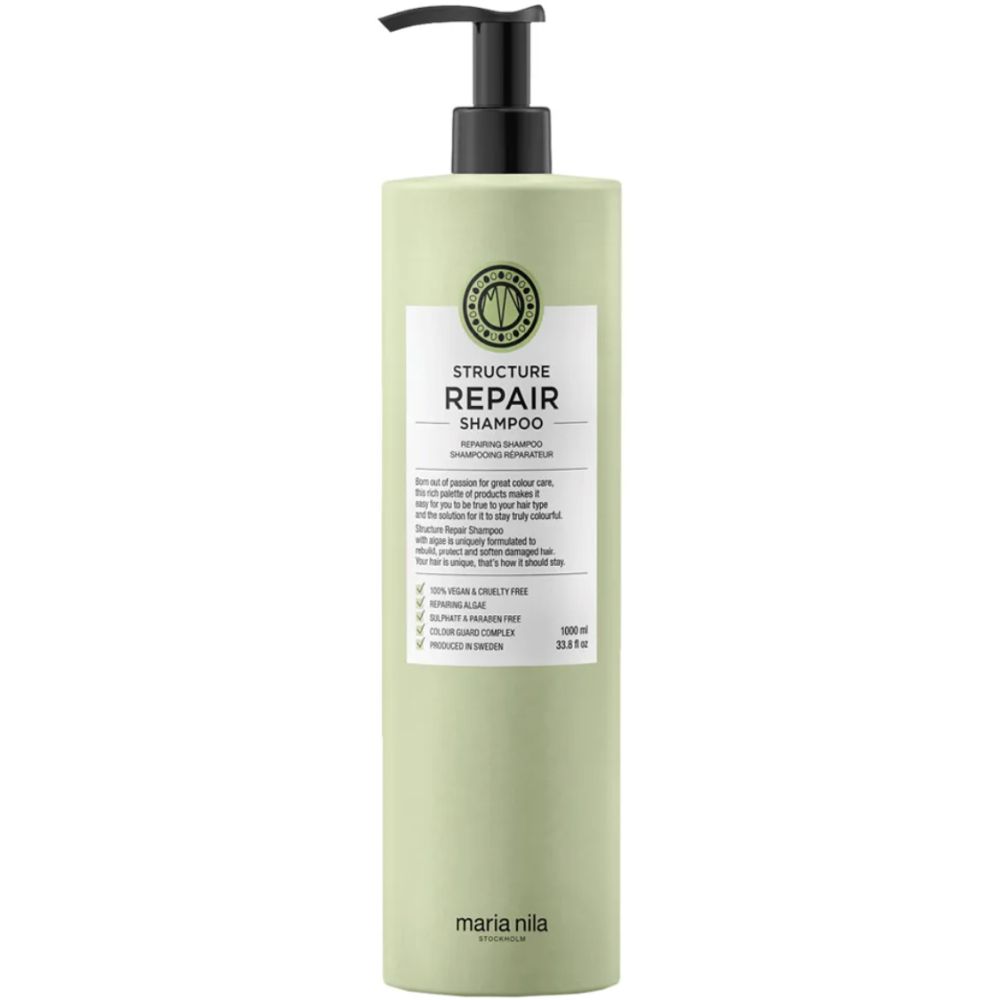Maria Nila Structure Repair Shampoo for Dry and Damaged Hair 1000mL