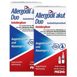 Allergodil® akut Duo Antiallergikum Doppelpack 2X1 St