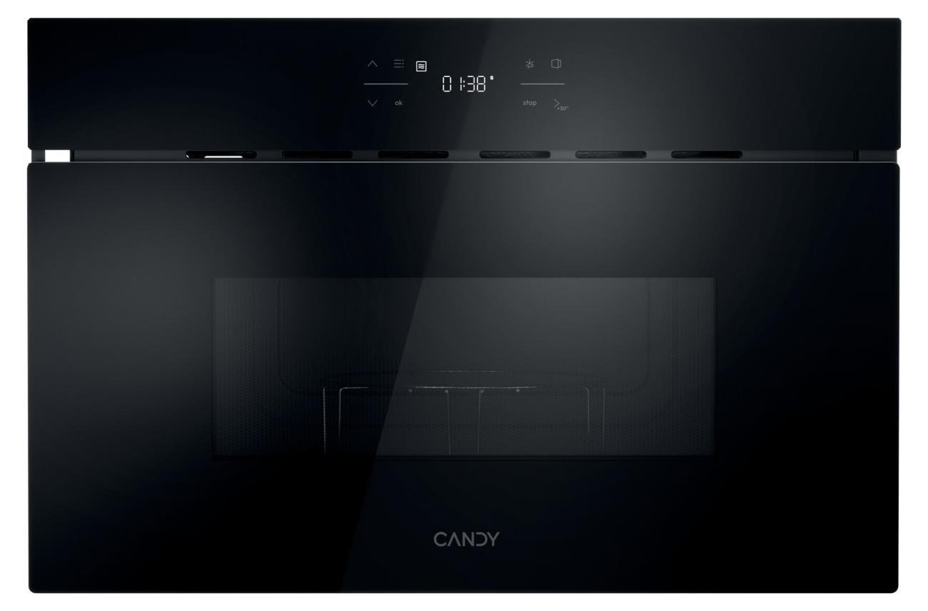 Candy CA38SMBF7XS, Integriert, Grill-Mikrowelle, 24 l, 750 W, Eingebautes Display, Berührung