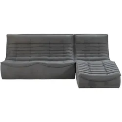 Calia Ecksofa fox trot - PRM 1063 Mikrofaser Ash