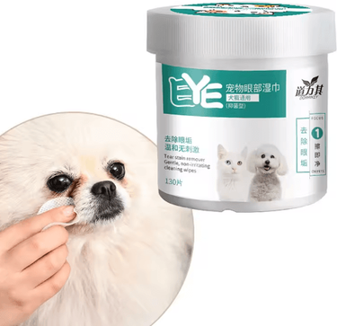 Inspire Picks ClearSight Pet Eye Wipes Gentle Tear Stain & Eye Cleaning Wipes For Cats & Dogs (130 Count) ClearSight Pet Eye Wipes Gentle Tear Stain & Eye Cleaning Wipes For Cats & Dogs (130 Count)