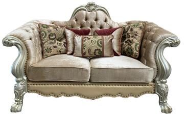 CDecor Adison Upholstered Tufted Rolled Arms Loveseat