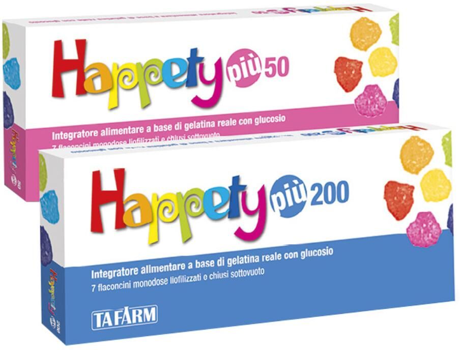 TAFARM Srl HAPPETY PIU  50 ALIM 7FL 50MG