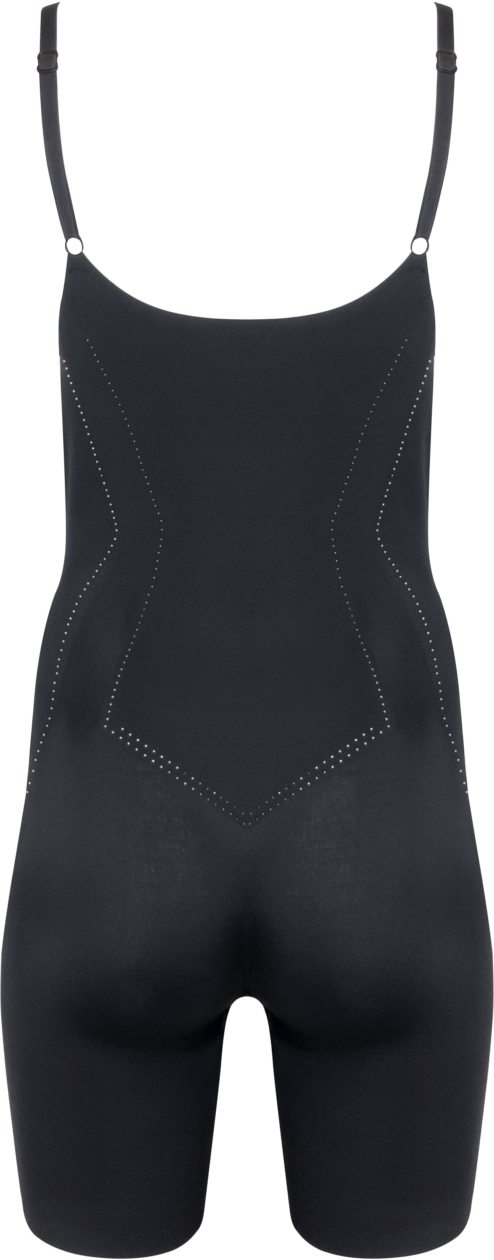 Shaping-Body MAGIC BODYFASHION, Damen, Gr. M, N-Gr, schwarz, Mikrofaser, Obermaterial: 75% Polyamid, 25% Elasthan, Bodys Shaping-Body, feste Formung von Bauch, Taille, Rücken und Oberschenkeln