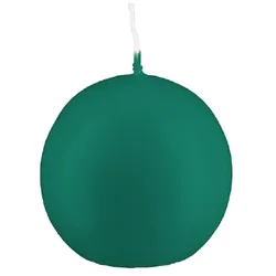 Kopschitz Kerzen Kerzen Kugelkerzen Dunkelgrün, Ø 60 mm, 16 Stück