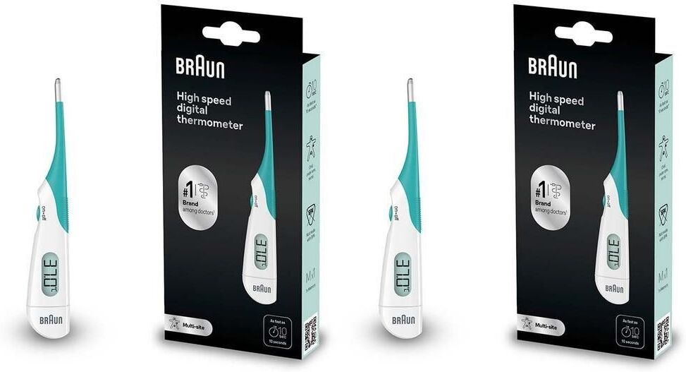 Braun Thermometer digital 2x 2x1 St