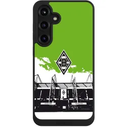 Nivocase Handyhülle für Samsung Galaxy S25+ Hülle NIVOpure Case Schwarz Borussia Mönchengladbach Fanartikel (Samsung Galaxy S25+), Smartphone Hülle, Schwarz