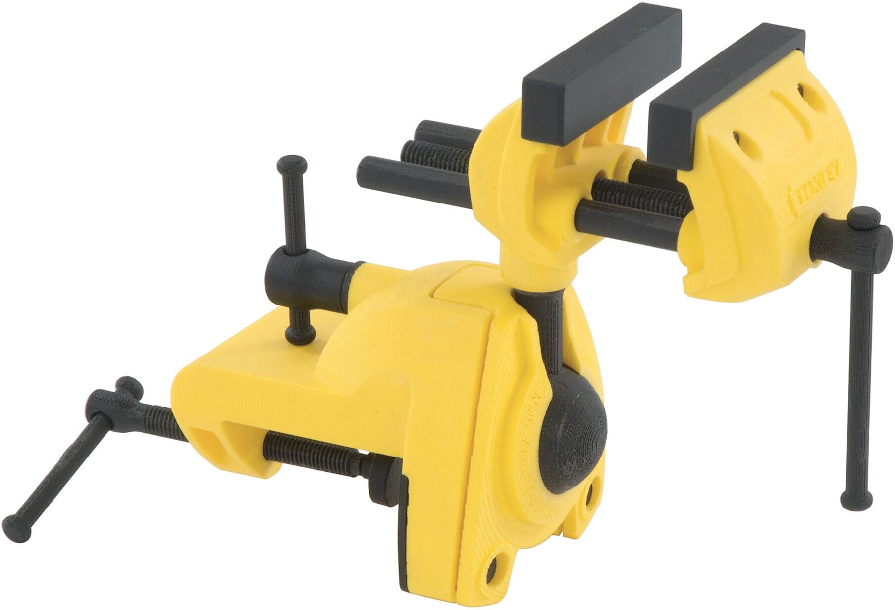 Stanley MaxSteel Multiachsen-Schraubstock mit Kugelgelenk und Spannbacken, 1-83-069)