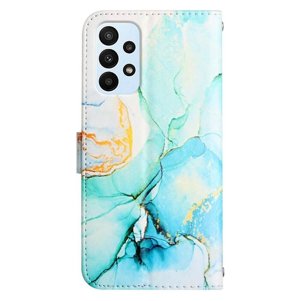 Cover-Discount Galaxy A23 - Leder Hülle green Marble (Samsung Galaxy A23) (101244928A)