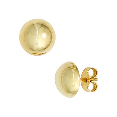 Paar Ohrstecker JOBO, gold (gelbgold 333), Ohrringe, Damen, 7,8mm, Gelbgold 333, 333 Gold