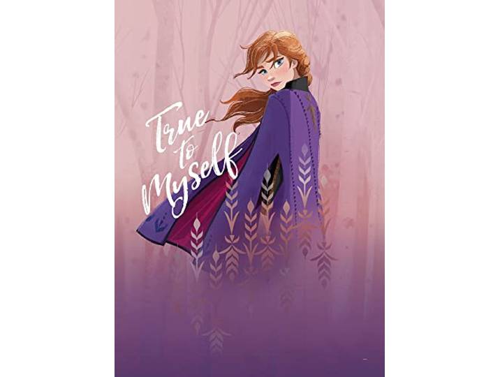 Komar La Reine des Neiges Anna True to Myself – Dimensions : 50 x 70 cm\, décoration murale\, poster\, impression d'art (sans cadre) Disney
