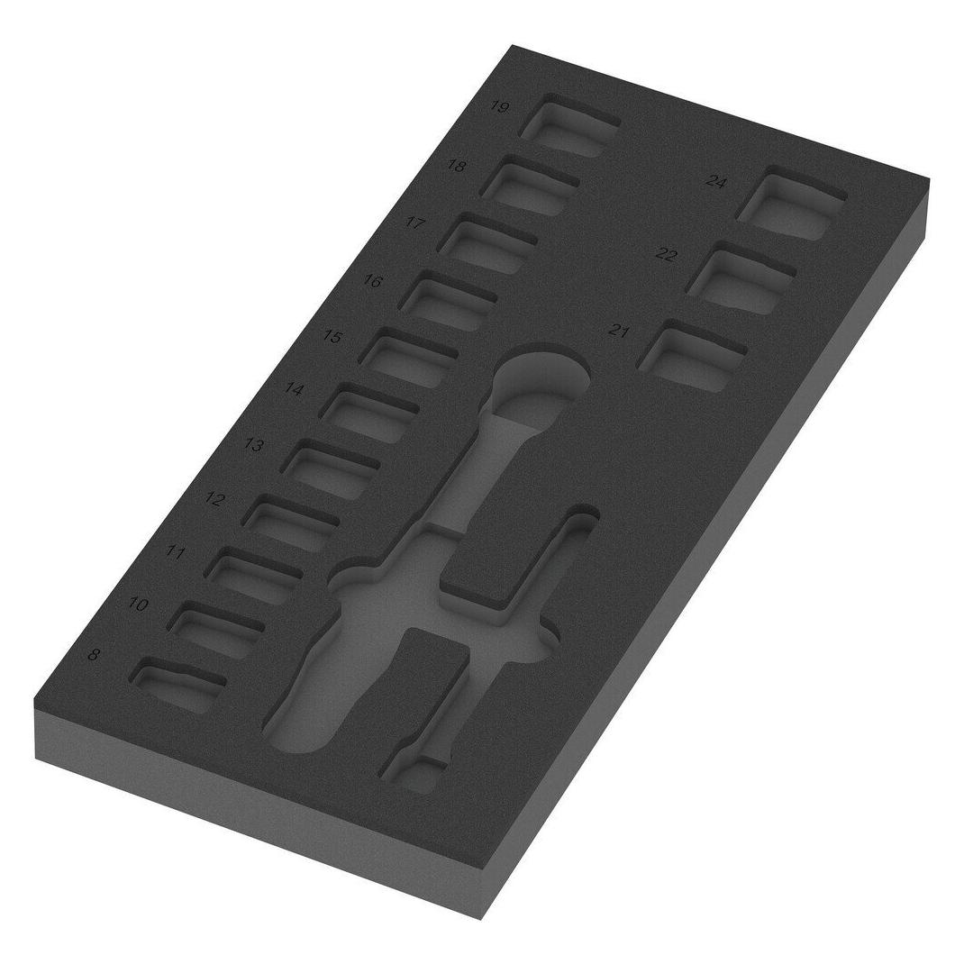 Wera Schaumstoffeinlage 8010 B Zyklop Comfort Set 1 leer 982 (05137324001)