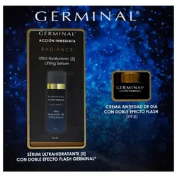 Germinal, Beauty Geschenkset, Immediate Action Radiance Hyaluronic Acid Case 2 Stück (Gesichtspflege Set)