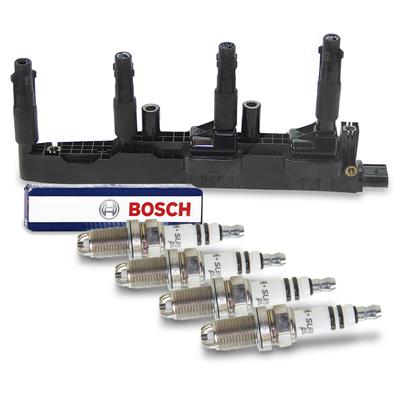 Atec Zündspule + 4x Zündkerze [Hersteller-Nr. 40577798] für Mercedes-Benz