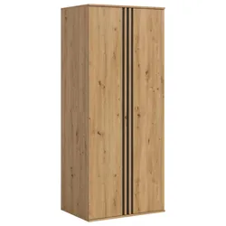 Drehtürenschrank TOFTA Eiche Artisan, Anthrazit