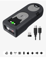 Inateck Barcodescanner 43 gray[BCST-43_gray] Barcode-Scanner Bluetooth 5 (BCST-43_GRAY)