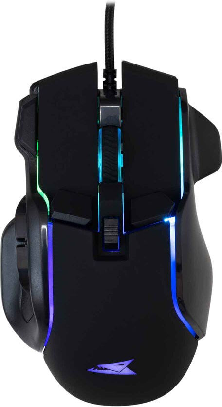 Baracuda PIRANHA 7D / 7200 DPI Gaming Mus - Sort