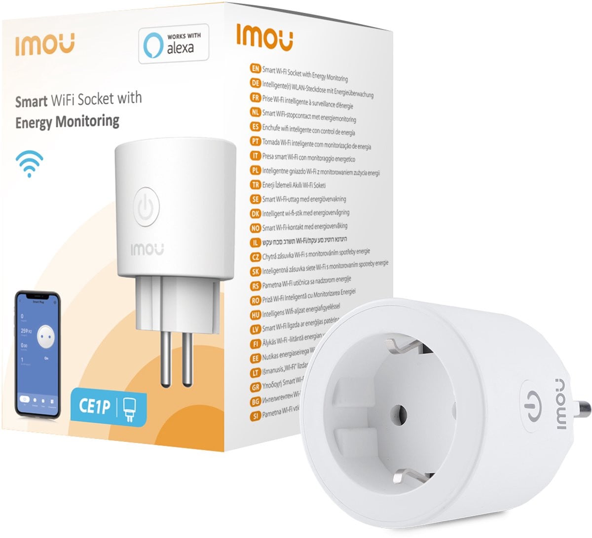 Imou Smart Plug CE2P – Slimme Stekker met Energiemeting en Matter-ondersteuning