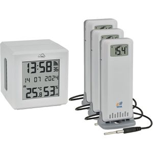 TFA Thermo-Hygrometer 35.8104.02, Gateway ID-01, digital, Set, von -40 bis 60°C, mit Außensensor, innen/außen, WLAN