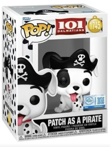 Funko Pop! Disney 101 Dalmatiërs Patch als piraat speciale editie vinyl figuur #1745