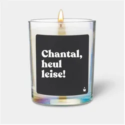 Chatty Candles, Duftkerzen, Duftkerze Rainbow Woody "Chantal, heul leise!"