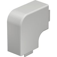 Flachwinkelhaube zur Richtungsänderung der Wand-Decken-Kanäle WDK HF40060RW, Befestigung/Montage weiß, Retail