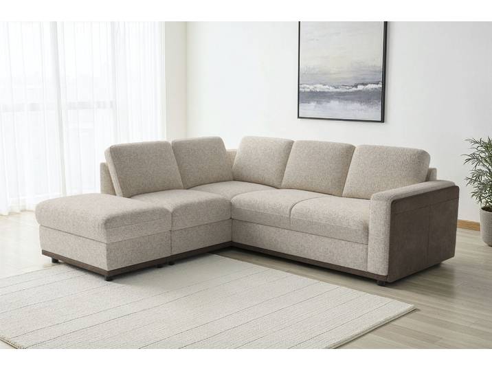 sit&more Cordoba L-Form, B: 232 cm, optional Schlaffunktion & Stauraum Couch mit XXL-Komfort, großzügige Sitzfläche