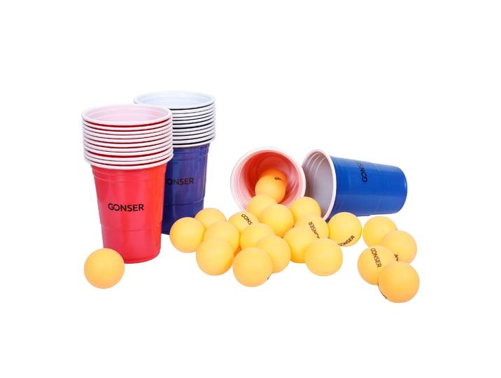 Beer-Pong Spielset 48-teilig