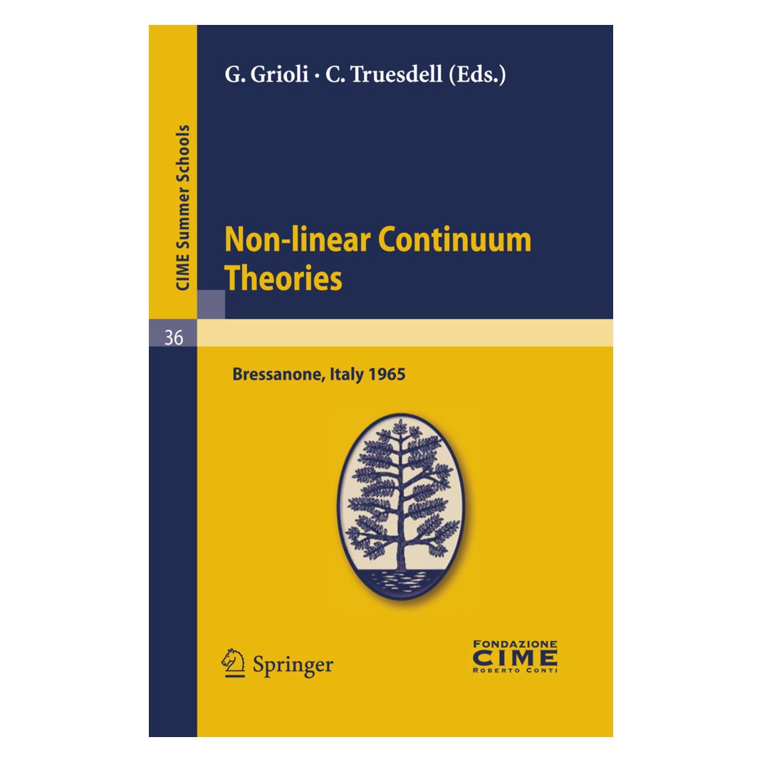 Springer Teorie del continuo non lineare (Englisch, Italienisch, Softcover, C. Truesdell, Giuseppe Grioli) (15908346)