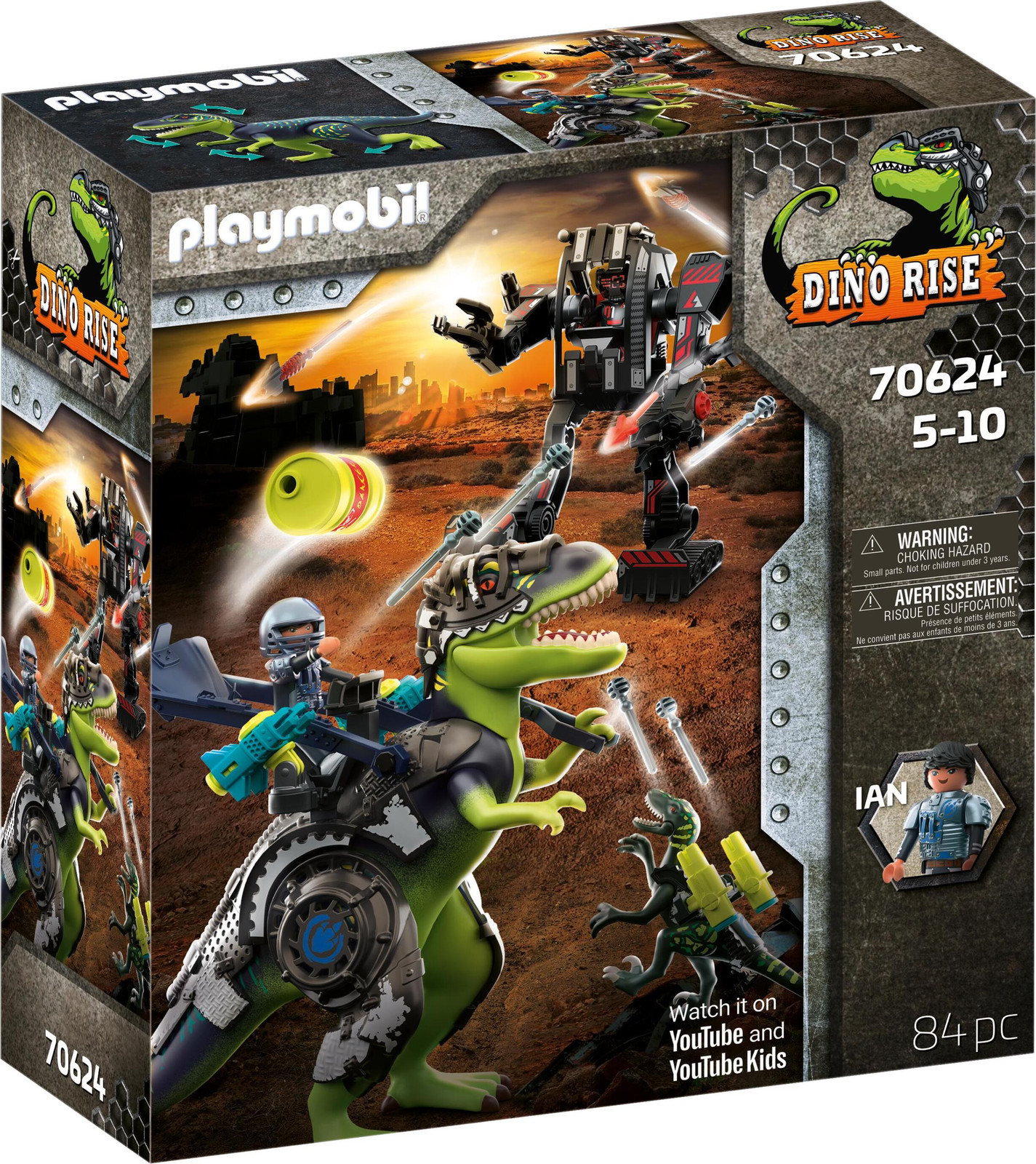 Playmobil Dino Rise 70624 T-Rex Gevecht van de Giganten