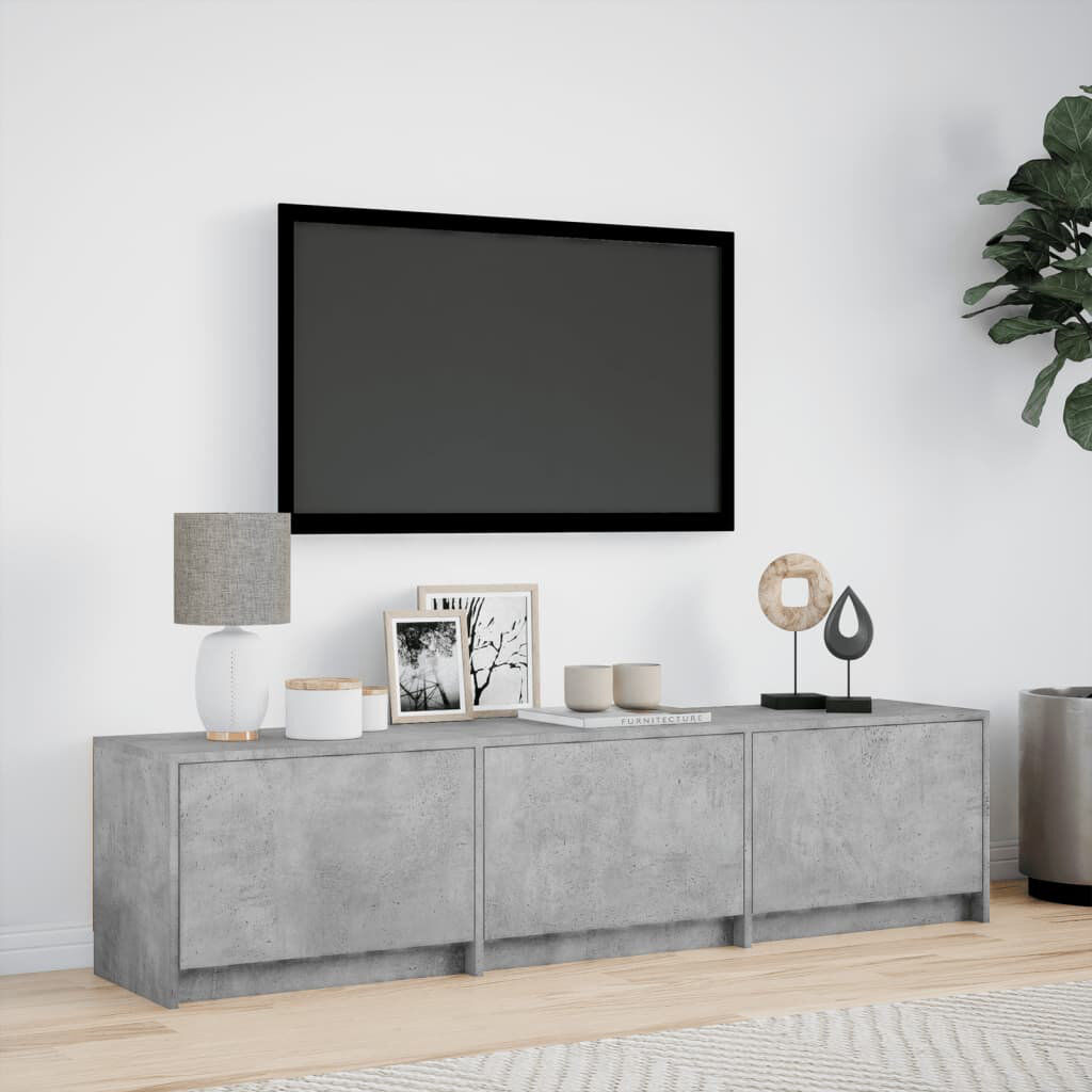 Metro Cristien TV Stand Concrete Grey 97cm