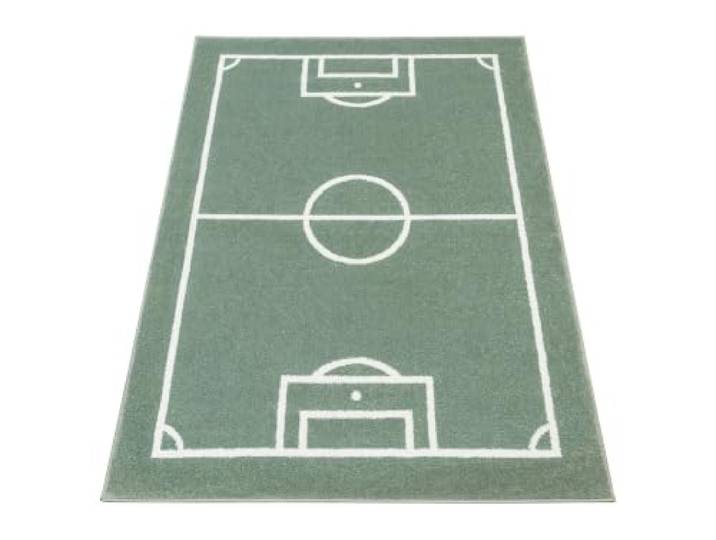 AKCILA Rechteckig Kinderteppich Lima Fußball Feld Grün 300x400 cm Teppiche für EIN Kinderzimmer mit kurzem Flor, Teppiche Jungen, Teppich Schlafzimmer, Wohnzimmerteppich