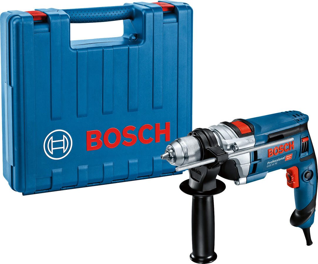 BOSCH Professional GSB 16 RE Schlagbohrmaschine Set 060114E500