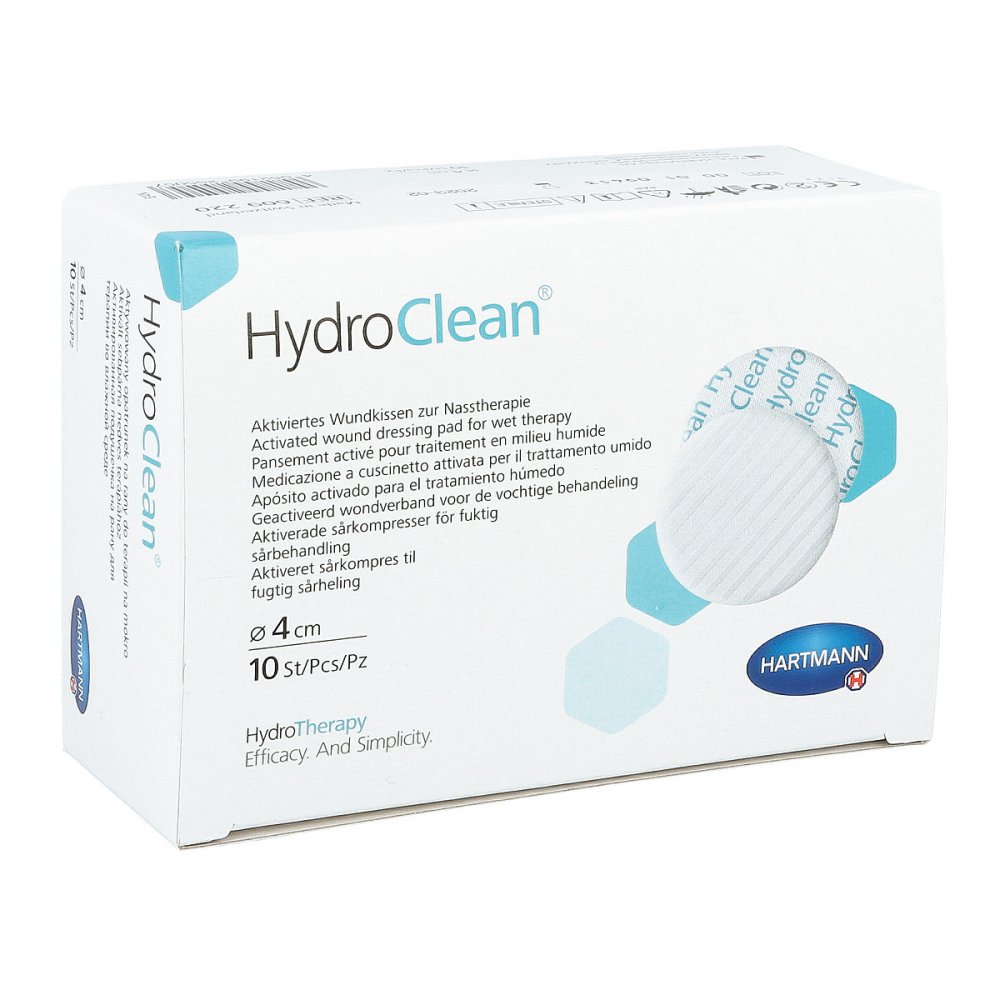 PAUL HARTMANN AG Hydroclean Kompressen 4 cm rund steril 00127404