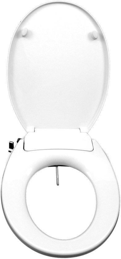 Ibenzoa WC-Sitz mit integrierter Bidetfunktion - Softclose, stromlos, leichte Montage, hygienische Wasserreinigung, verschiedene Formen