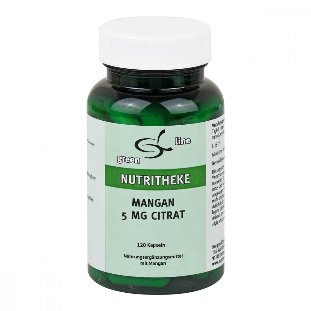 11 A Nutritheke GmbH Mangan 5 mg Citrat Kapseln 10708094