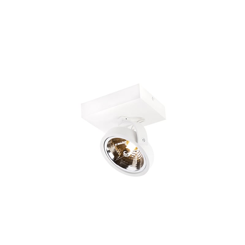 Qazqa Design plafondspot wit - Aluminium LED spot draai- en kantelbaar