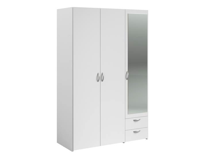 Kinder-Drehtürenschrank DAILY 4 weiß