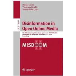 Disinformation in Open Online Media, Fachbücher