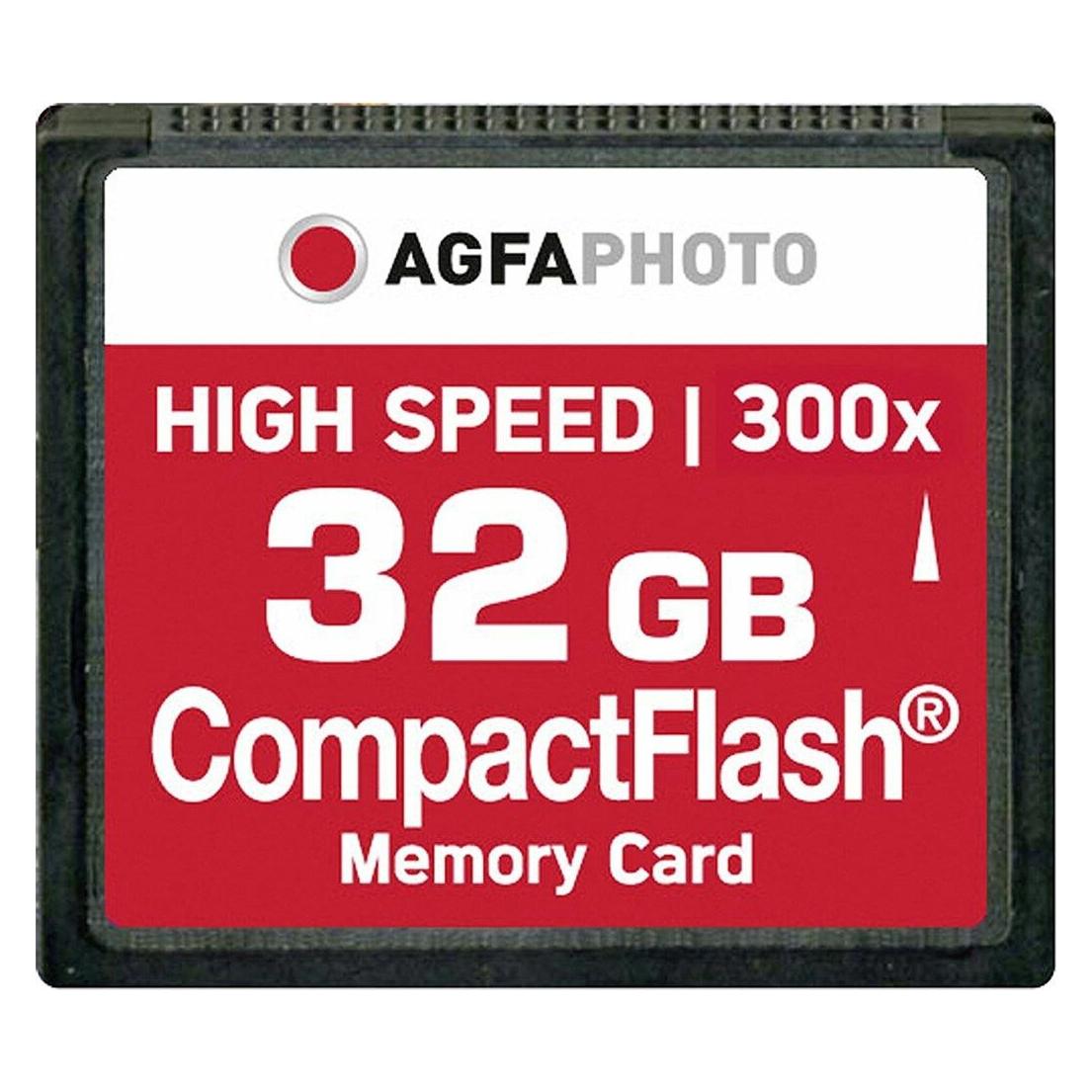 Agfaphoto Compact Flash 32GB High Speed 300x MLC (32 GB, CF) (10435)