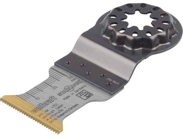 wolfcraft - Multitool zaagblad STARLOCK - Hardmetaal voor Aluminium & Edelstaal - 4251000