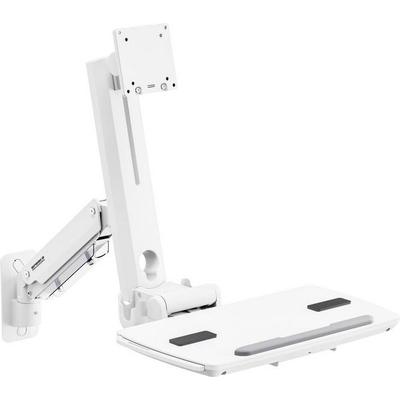 SpeaKa Professional SP-MM-951 Monitor-Wandhalterung 1 Display(s) 43,2 cm (17') - 124,5 cm (49') Schwarz Höhenverstellbar, Schwenkbar, Neigbar