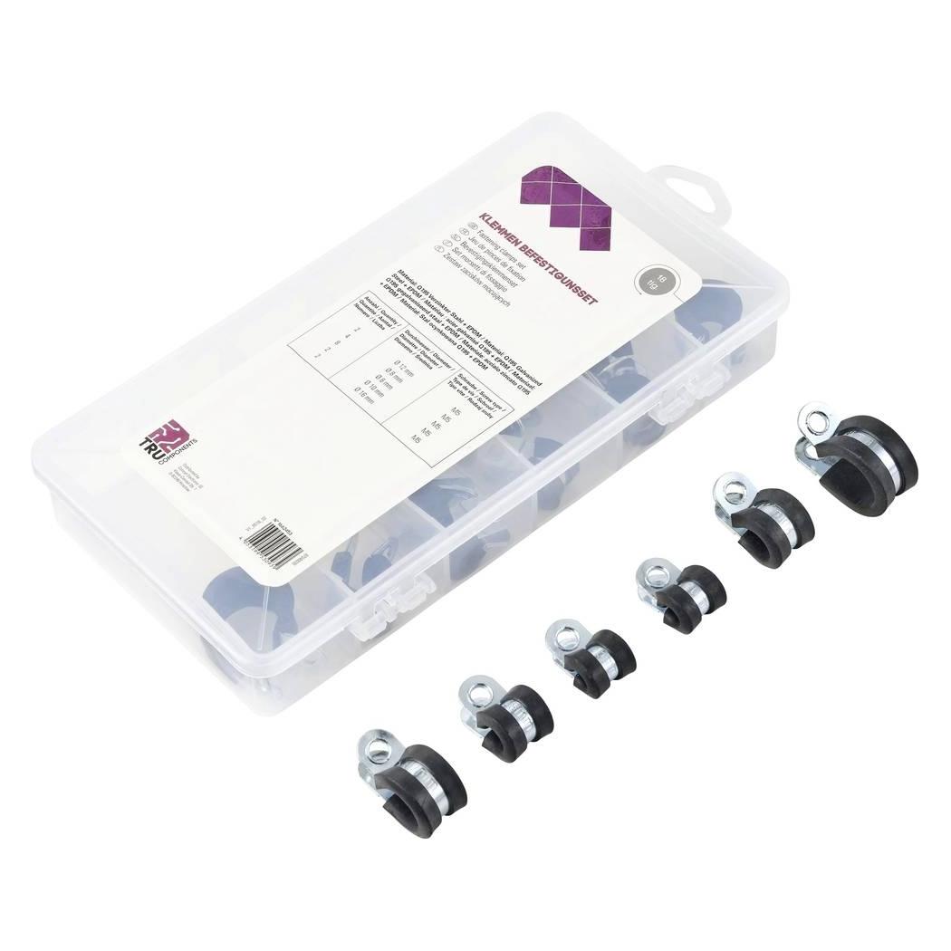 Tru Components Befestiungsschellen Sortiment, 18 teilig (TC-6649812)
