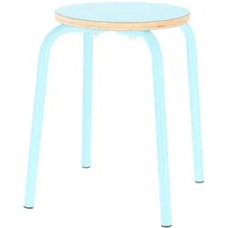 PARIS Hocker – Modernes Design mit Stahlrohrgestell türkis