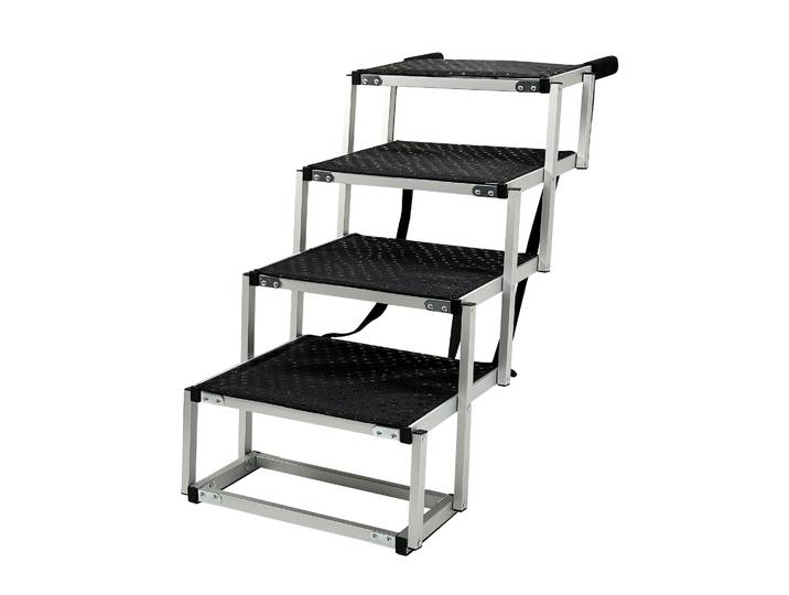 Hundetreppe faltbar mit 4 Stufen 77 x 44 x 64 cm