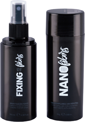 Bifull Hair Fibers with Keratin Nanofibers 26 gr + 100 ml Black