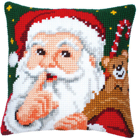 Kreuzstichkissen "Nikolaus"