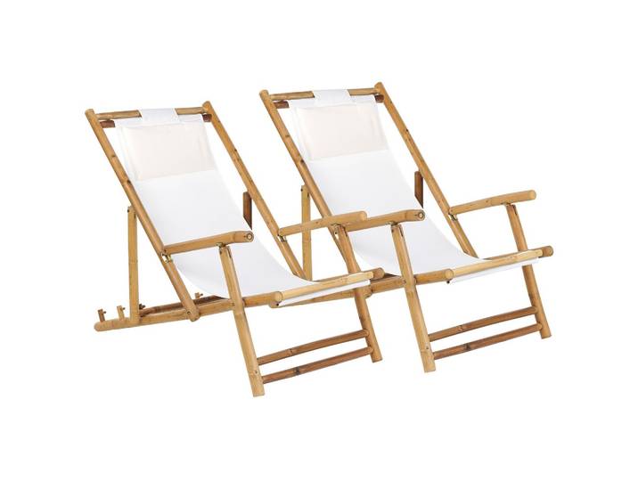 GARTENLIEGE 2er-Set hellbraun Atrani