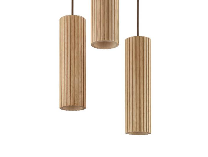 Brilliant Hängeleuchte Lakewood, dimmbar, Holz hell, für Wohn- / Esszimmer, Holz, Modern, Hängelampe