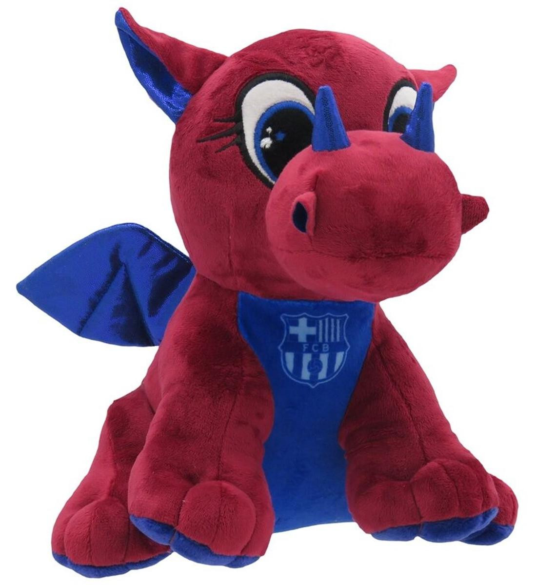 CYP Brands FC Barcelona Pluche Draak Knuffel, 25 cm